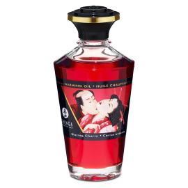 Shunga Aphrodisiac Warming Oil Blazing Cherry 100ml