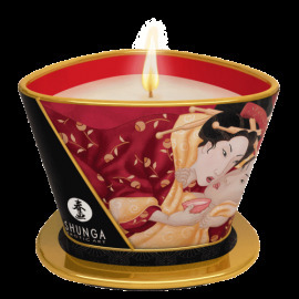 Shunga Libido Massage Candle Sparkling Strawberry Wine 170ml