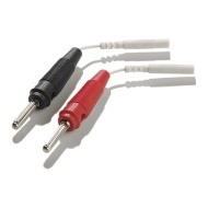 Mystim Adapter Lead Wire for 2mm Plug to Banana Plug 2 pcs - cena, porovnanie