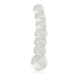 Lovetoy Glass Romance Beaded Dildo