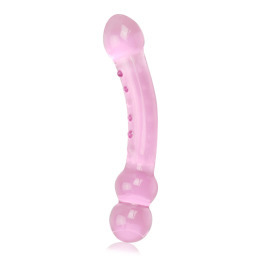 Lovetoy Glass Romance Ripple G-Spot Dildo