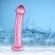 Lovetoy Glass Romance Dotted G-Spot Dildo - cena, porovnanie