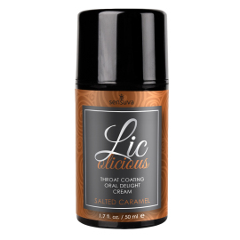 Sensuva Lic-o-licious Salted Caramel Oral Delight Cream 50ml