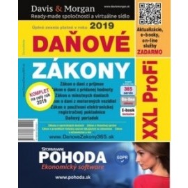 Daňové zákony 2019 - Úplné znenie platné v roku 2019