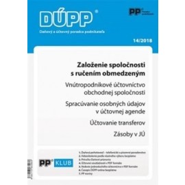 DUPP 14/2018 Založenie spoločnosti s ručením obmedzeným