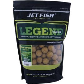 Jet Fish Boilie Legend Žltý impulz + Orech/Javor 24mm 1kg