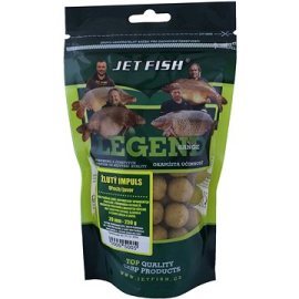 Jet Fish Boilies Legend, Žltý impulz + Orech/Javor 20mm 250g