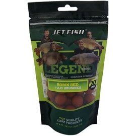 Jet Fish Boilies Legend, Robin Red + Brusnica 20mm 250g