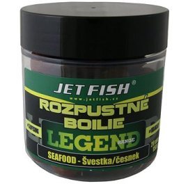 Jet Fish Rozpustné boilie Legend Seafood + Slivka/Cesnak 20mm 150g