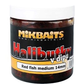 Mikbaits Halibutky v dipe Red fish 14mm 250ml