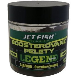 Jet Fish Boosterované pelety Legend Seafood + Slivka/Cesnak 12mm 120g
