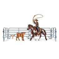 Schleich 41418 Kovboj s lasem na koni a příslušenství - cena, porovnanie