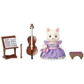Sylvanian Families Mesto - violončelistka hodvábna mačka