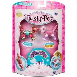 Spinmaster Twisty Petz 3 náramky/zvieratká - Unicorn a Puppy