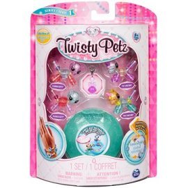 Spinmaster Twisty Petz 4 náramky zvieracích bábätiek - Kitty a Unicorn