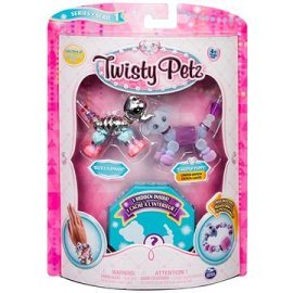 Spinmaster Twisty Petz 3 náramky/zvieratká - Elephant a Puppy
