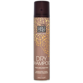 Girlz Only For Brunettes osviežujúci suchý šampón pre hnedé a tmavé odtiene vlasov 200ml