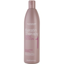Alfaparf Milano Lisse Design Keratin Therapy hĺbkovo čistiaci šampón pre všetky typy vlasov 500ml