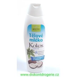 Bc Bione Cosmetics Coconut výživné telové mlieko 500ml
