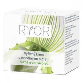 Ryor Dry And Sensitive výživný krém s mandľovým olejom 50ml