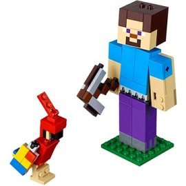 Lego Minecraft 21148 Minecraft veľká figúrka: Steve s papagájom