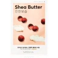 Missha Airy Fit Shea Butter plátenná maska s vysoko hydratačným a vyživujúcim účinkom 19g - cena, porovnanie