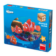 Dino Drevené kocky Nemo 12ks - cena, porovnanie
