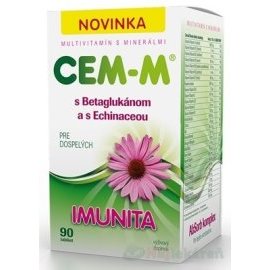 Salutem Pharma Cem-M s Betaglukánom a s Echinaceou 90tbl