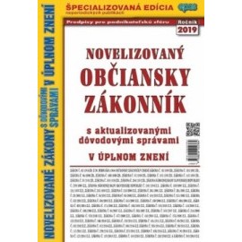 Novelizovaný Občiansky zákonník 2 2019