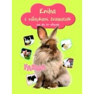Kniha s nálepkami zvieratiek Farma - cena, porovnanie