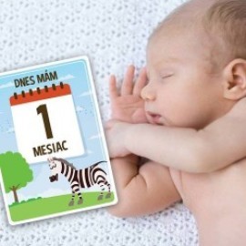 Míľnikové kartičky pre prvý rok dieťatka