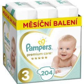 Pampers Premium Care 3 204ks