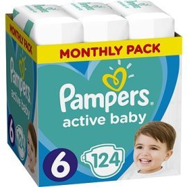 Pampers Active Baby 6 124ks