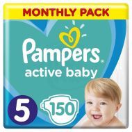 Pampers Active Baby 5 150ks - cena, porovnanie