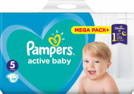 Pampers Active Baby 5 110ks - cena, porovnanie