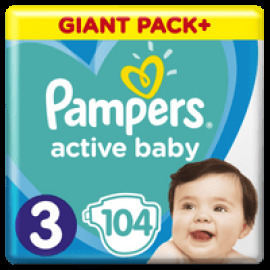 Pampers Active Baby 3 108ks