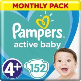 Pampers Active Baby 4+ 152ks