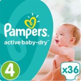 Pampers Active Baby Dry 4 36ks