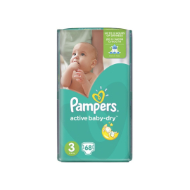 Pampers Active Baby Dry 3 68ks