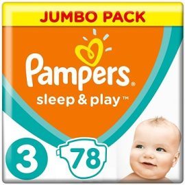 Pampers Sleep & Play 3 78ks