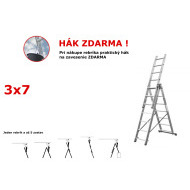 Higher Rebrík 3x7 priečok 5.40m - cena, porovnanie