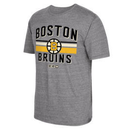 CCM Boston Bruins Classic Stripe Tri-Blend