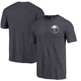 Fanatics Branded Buffalo Sabres Primary Logo Left Chest Distressed Tri-Blend