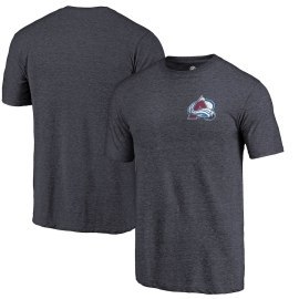 Fanatics Branded Colorado Avalanche Primary Logo Left Chest Distressed Tri-Blend