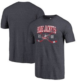 Fanatics Branded Columbus Blue Jackets Vintage Line Shift Tri-Blend