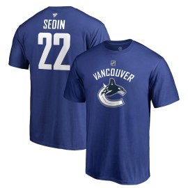 Fanatics Branded Daniel Sedin Vancouver Canucks Stack Logo Name & Number