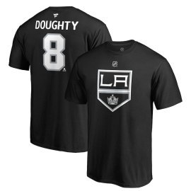 Fanatics Branded Drew Doughty Los Angeles Kings Stack Logo Name & Number