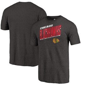 Fanatics Branded Chicago Blackhawks Slant Strike Tri-Blend