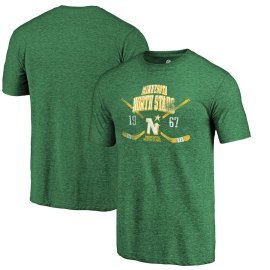 Fanatics Branded Minnesota North Stars Vintage Line Shift Tri-Blend