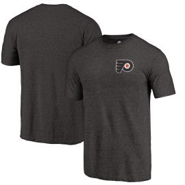 Fanatics Branded Philadelphia Flyers Primary Logo Left Chest Distressed Tri-Blend